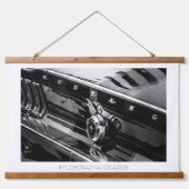 Treiber für alte Muskelkennzeichen Wandteppich Mit Holzrahmen (Vorne)