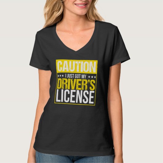 Treiber für das Führerschein T-Shirt (Vorderseite)