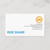 Treiber für den Austausch von Blue Tire Circles Visitenkarte (Rückseite)