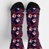 Treiber für den Fahrer Ed Novelty Socken (Oben)