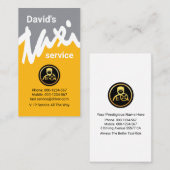 Treiber für den Kreativen Taxi Wave Cab Visitenkarte (Vorne/Hinten)