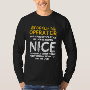 Treiber für den Stapler-Auftrag 4 T-Shirt