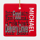 Treiber für die Lebensmittellieferung Außerordentl Keramikornament (Rückseite)