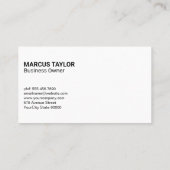 Treiber für die Lebensmittellieferung | QR-Code Visitenkarte (Rückseite)