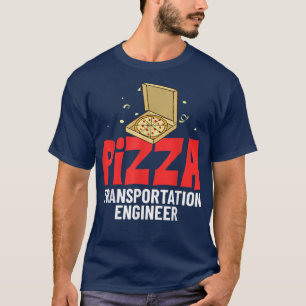 Treiber für die Lieferung von Speisen Pizza Courie T-Shirt
