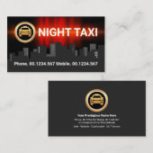 Treiber für die Red Pulse Night City Silhouette Visitenkarte (Vorne/Hinten)