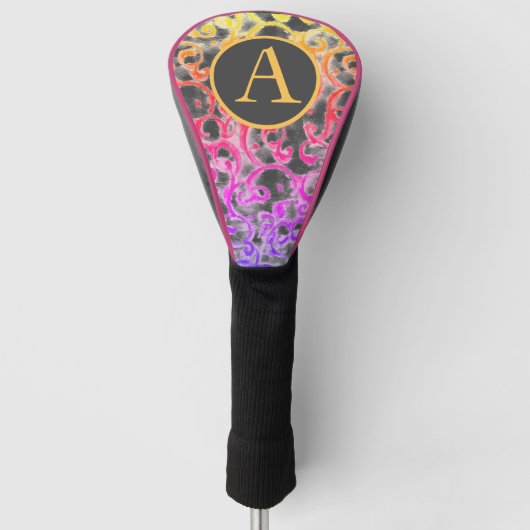 TREIBER GOLF HEAD COVER DESIGY DIY INITIAL HEADCOVER (Vorderseite)