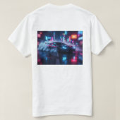 Treiber Krieger - brüllt, wenn die Nacht still ist T-Shirt (Design Rückseite)