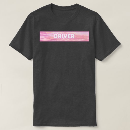 Treiber-Rosa-Sunset T-Shirt (Design vorne)