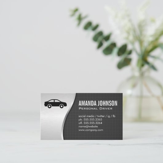 Treiber Visitenkarte (Stehend Vorderseite)