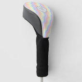 Treiberabdeckung für Pastel-Regenbogen Golf Headcover (angewinkelt)