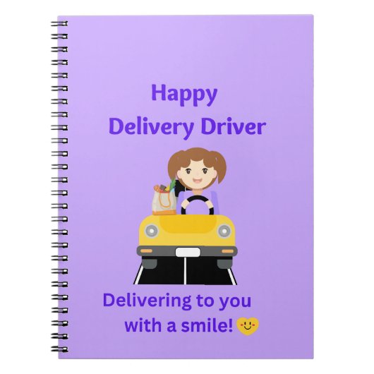 Treiberhappy Driver Notebook Journal Notizblock (Vorderseite)
