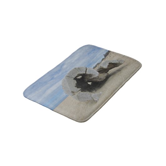 Treibholz am Pazifikküste von Calfornia Badematte (Schrägansicht)