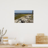 Treibholz am Strand Poster (Küche)