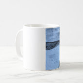 Treibholz auf dem Strand Kaffeetasse (Vorderseite Links)