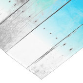 Treibholz-Blau malte Holz verwittertes See Großer Tischläufer (Ecke)