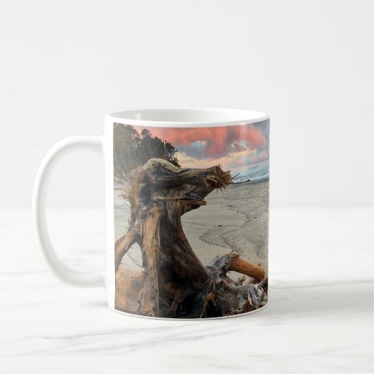 Treibholz-Drache  Kaffeetasse (Links)