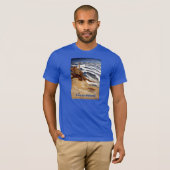 Treibholz durch den Strand-T - Shirt (Vorne ganz)