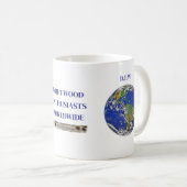 Treibholz-Enthusiasten weltweit. Kaffeetasse (VorderseiteRechts)
