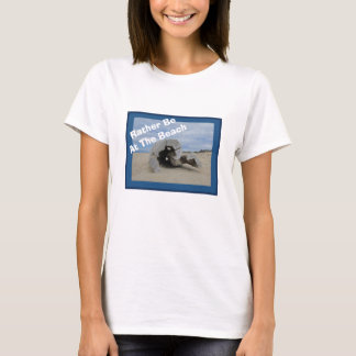 Treibholz Foto Ozeanliebhaber Eher Am Strand T-Shirt