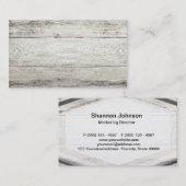 Treibholz-Hintergrund Visitenkarte (Vorne/Hinten)