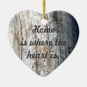 Treibholz Keramik Ornament (Vorne)