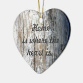 Treibholz Keramik Ornament (Links)