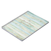 Treibholz-Ozean-Strand-Haus-Küstenküste Notizblock (Linke Seite)