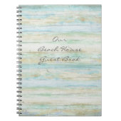 Treibholz-Ozean-Strand-Haus-Küstenküste Notizblock (Vorderseite)