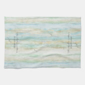 Treibholz-Ozean-Strand-Haus KüstenSeashoredriftw Geschirrtuch (Horizontal)