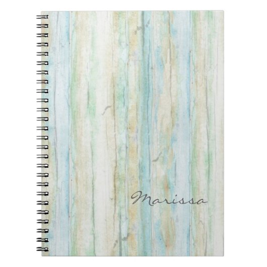 Treibholz-Ozean-Strand-Haus KüstenSeashoredriftw Notizblock (Vorderseite)