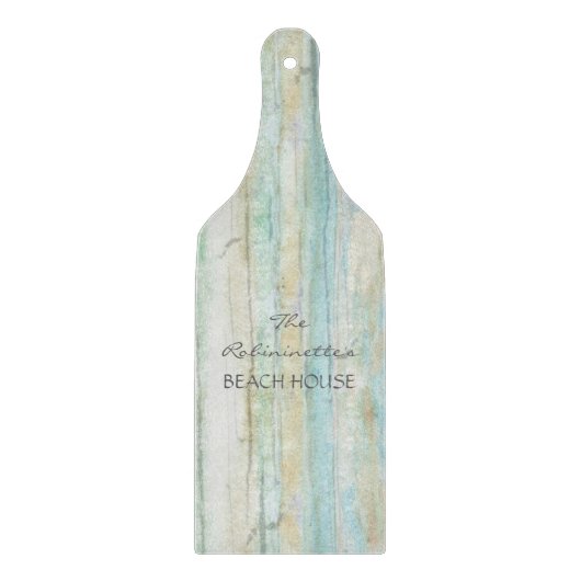 Treibholz-Ozean-Strand-Haus KüstenSeashoredriftw Schneidebrett (Vorderseite)