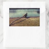 Treibholz Rechteckiger Aufkleber (Tasche)