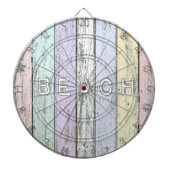 Treibholz-Strand Dartscheibe (vorne)