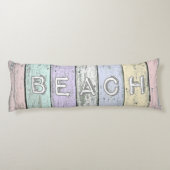 Treibholz-Strand Seitenschläferkissen (Rückseite)