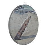 Treibholz unverkettet dartscheibe (Vorderseite Links)