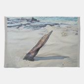 Treibholz unverkettet geschirrtuch (Horizontal)