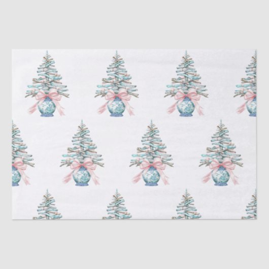 Treibholz-Weihnachtsbaumzettel Seidenpapier (Vorderseite)