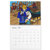Treibholz wird zum Piratenkalender Kalender (Feb 2027)