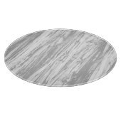 Treibholzmuster - Grau/Grau und Weiß Schneidebrett (Ecke)