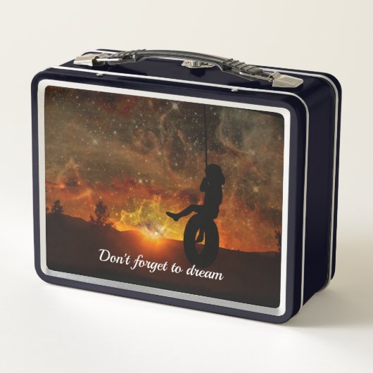 Treiblütenschubbox Metall Brotdose (Rückseite)