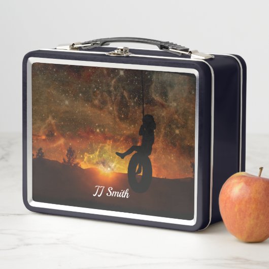 Treiblütenschubbox Metall Brotdose (Beispiel)