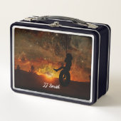 Treiblütenschubbox Metall Brotdose (Vorderseite)