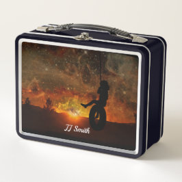 Treiblütenschubbox Metall Brotdose