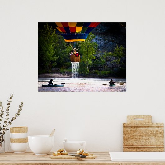 Treibnass-Luftballons Poster (Küche)