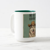 "Treib's an, Cowboy" Tasse (Vorderseite Links)