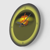 Treibstoff Große Wanduhr (Winkel)