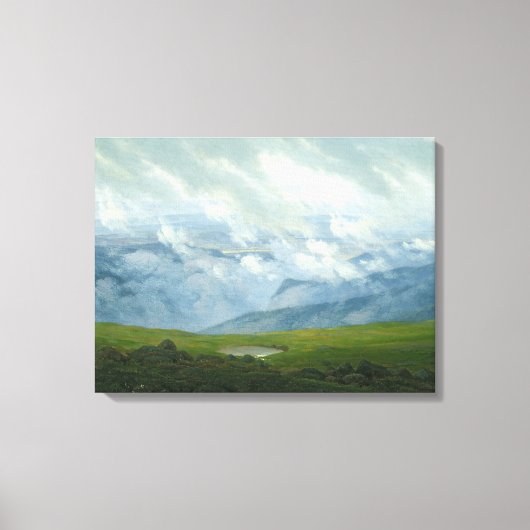 Treibwolken Leinwanddruck (Vorderseite)