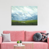 Treibwolken Leinwanddruck (Insitu (Wohnzimmer))