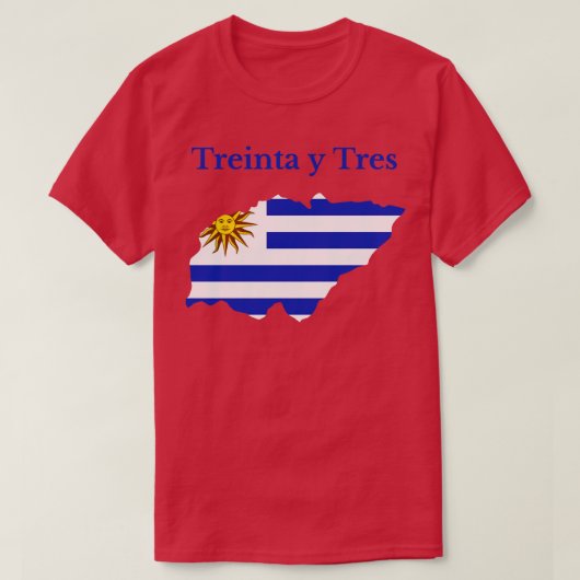 Treinta y Tres Department Uruguay T-Shirt (Design vorne)